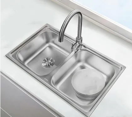 Stainless Steel Double Sink Dishwasher