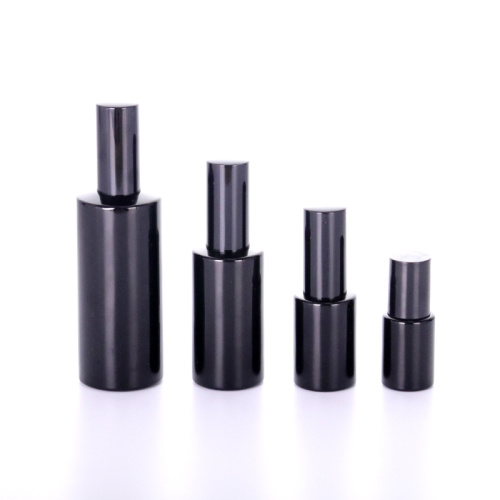 Flat Shoulder Reed Diffuser Bottle Black straight shoulder spray bottle Supplier