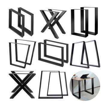 Steel Iron X Shape Heavy Duty Table Base for Dining and Coffee Tables