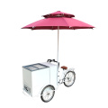 Carrello di gelato commerciale Freezer Bicycle Cart Vendita