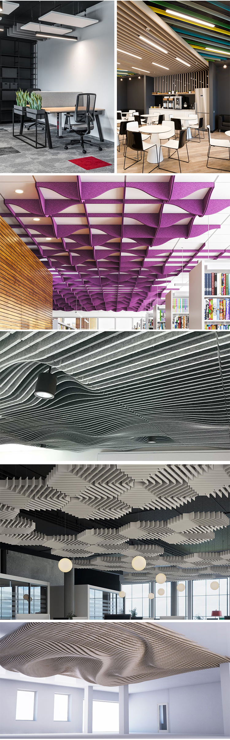 6Polyester Fiber Acoustic Ceiling