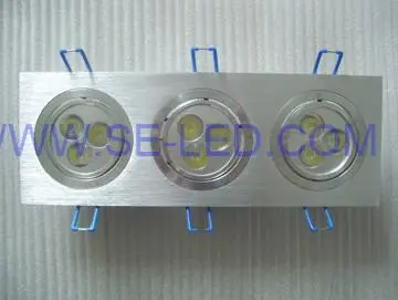 9*1W Rectangle LED Ceiling Light