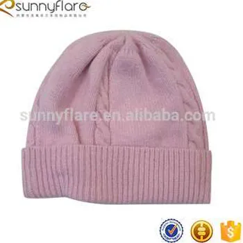 cheap cable winter knitted cashmere wool hat Knitted kids wool hats baby beanie