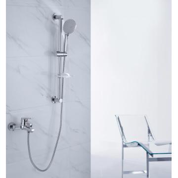 Sliding Bar Wall Mounted Brass Shower Faucet