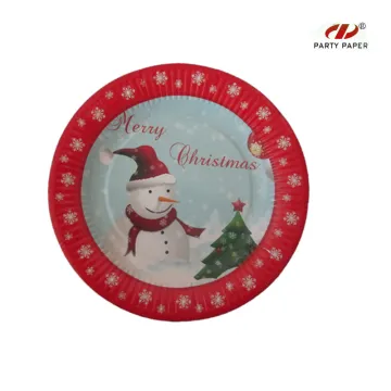Christmas Paper Plate