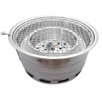Barbecue rack cooking round grid