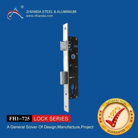 Safety aluminum sliding glass door lock