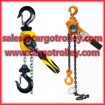 Lever chain blocks price list