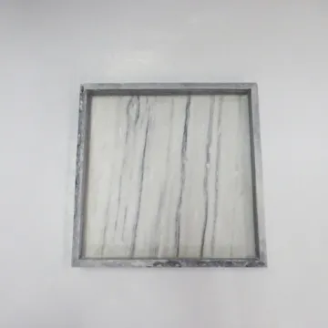 25*25*3CM Square marble tray