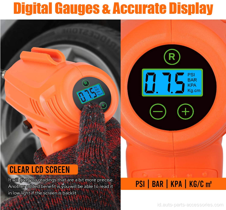 Digital Display Display Ban Inflator Air Compressor Pump