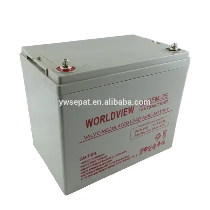 Rechargeable 12v 75ah exide battery