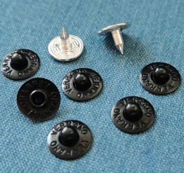 Black Metal Nipple Rivets
