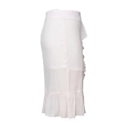 Slim Sexy Bodycon Pencil Skirt Ruffles Skirt