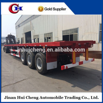 3 axle 20feet 40ft flatbed container transport semi trailer