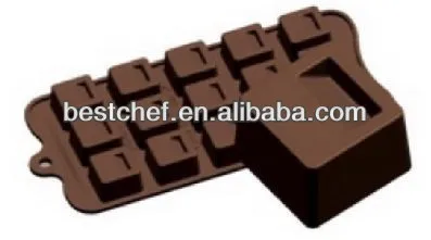 Silicone square chocolate moulds