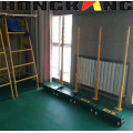 BWF Approved Badminton Net Post with Wheels