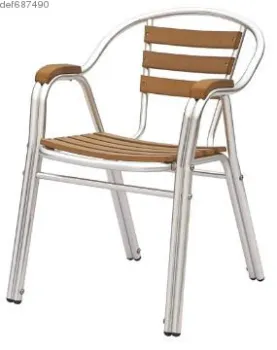 aluminum non wood chair