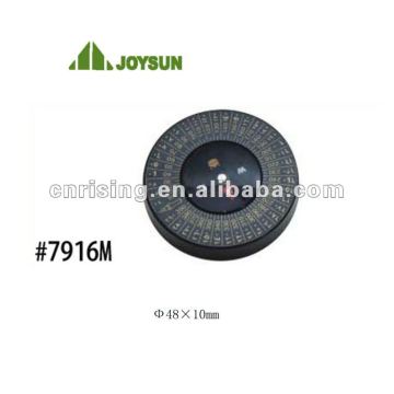 Muslim compass with instruction sheet (item#7916M)