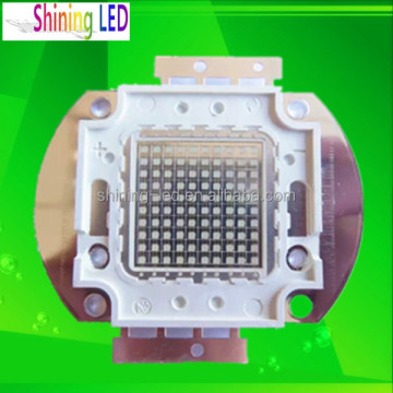 High Bright 570nm or 520nm-530nm 100W LED COB Green
