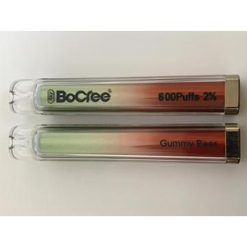 Service personnalisé vape jetable 600 bouffées