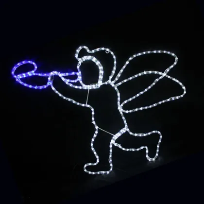 Outdoor Lighted Christmas Angel Decorations