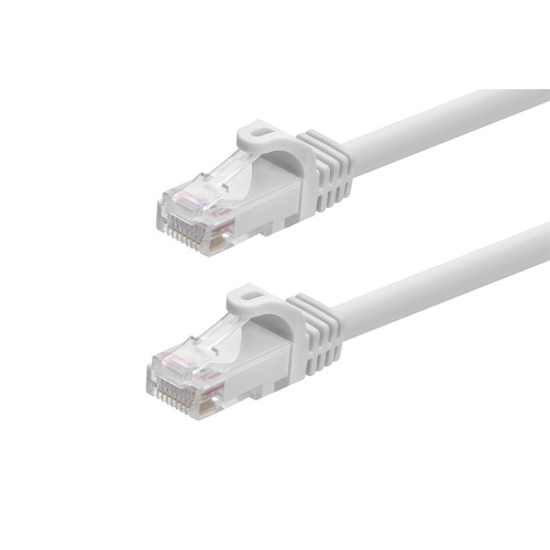 Cat6 5ft White Patch Cable UTP 24AWG 550 MHz