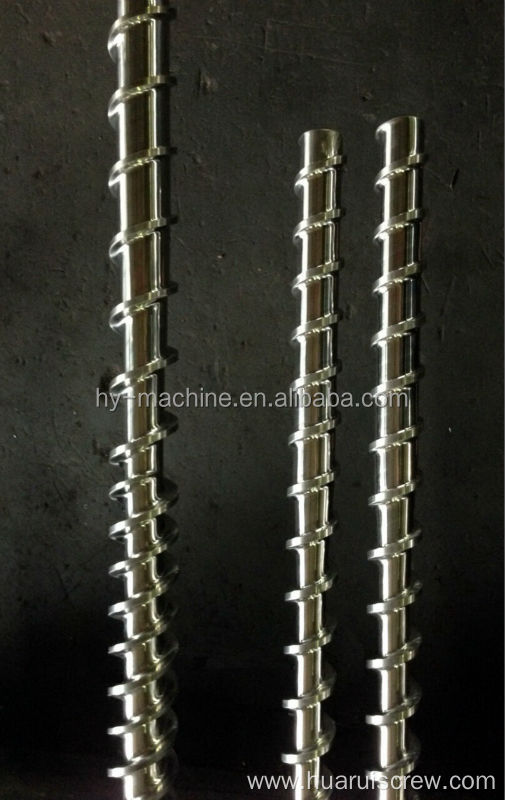 Single screw for recycling material extruder machine