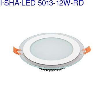 12W Glass  led commercial panel light