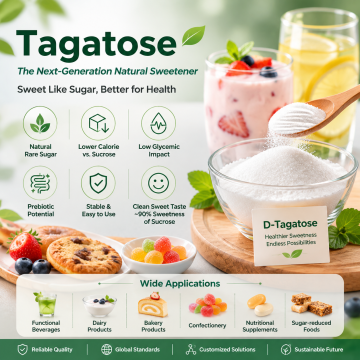 Sostituto puro dello zucchero D-Tagatosio per dessert e snack a basso contenuto calorico