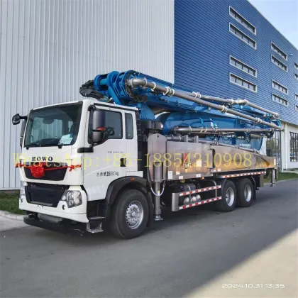 JIUHE Large China Factory Concrete Pump Truck Boom Pump for Sale