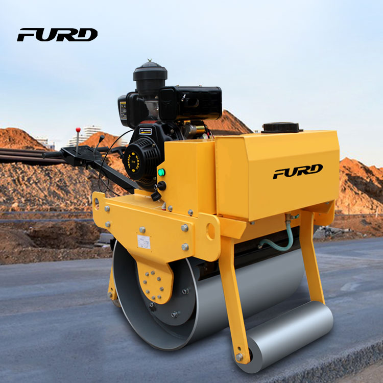 500kg Most popular Mechanism Single Drum Vibratory Road Roller