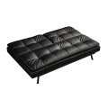 Kabina Składana Skórzana Futon Sofa Rozkładana