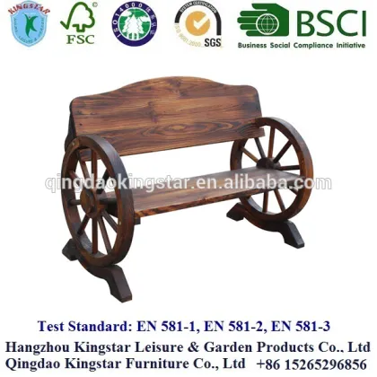 wagon wheel benches