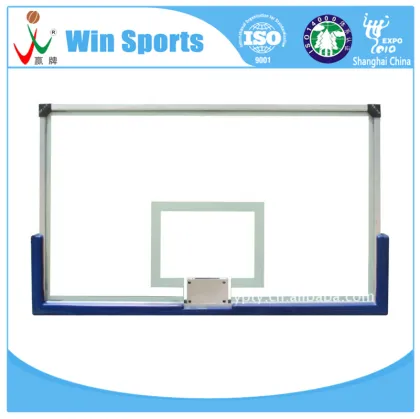 single tempering glass backboard match basketball