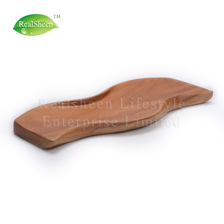 Wooden Plate Snack Fruit Cake Pastry