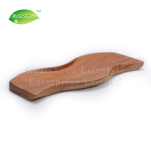 Food Grade Wave Acacia Wood Plate