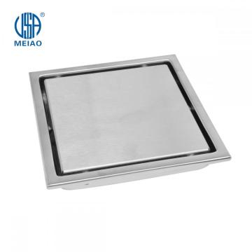 Bathroom Square Tile Insert Grate Shower Floor Drain