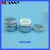 CUSTOM 7ML-200ML WIDE MOUTH GLASS CREAM JAR, COSMETIC ALUMINUM JAR WITH INNER GLASS
