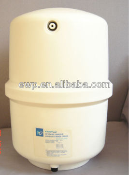 White 4Gallon plastic RO storage pressure tank for residential and commercial RO system