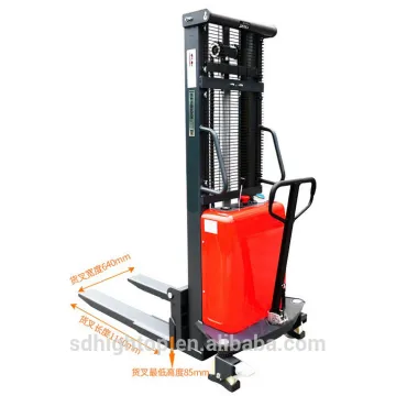Full Electric Pallet Stacker with EPS system 1.5 tons 3.5 meters height