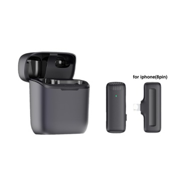 J11 Wireless Lavalier Microphone for 2.4g Noise Reduction with Type C Phone Compatibility