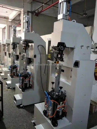 Pneumatic Semi-Automatic Ladies Shoes Heel Nailing Machine