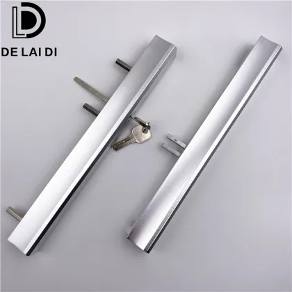 Aluminum sliding door handles lever zinc alloy handle & knob hardware