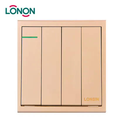 London Brand Two Way Wall Switch Socket