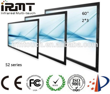 Hot Sale !!! IRMTouch 60'' 2*3 12touch point multi touch video wall