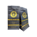 Eco-friendly Coffee Pouch Flat Bottom Bag Custom Printing