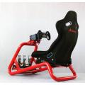 simulator red frame with bucket seat