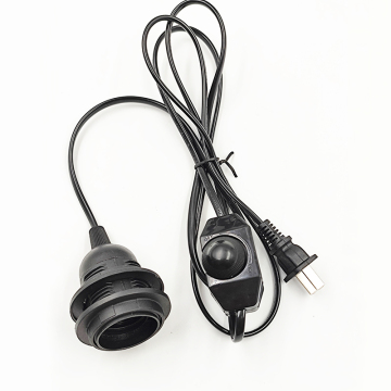 301 Dimmer Switch with National Standard 0.75 Square Wire and E26 Full Tooth Lamp Head for LED Bulbs/Desk Lights