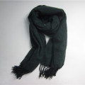 Men Classic Blank Acrylic Woven Scarf