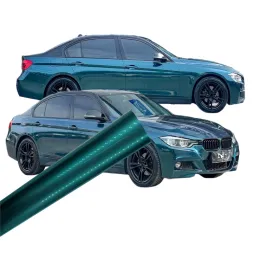 Liquid metal Onion Green Car Wrap